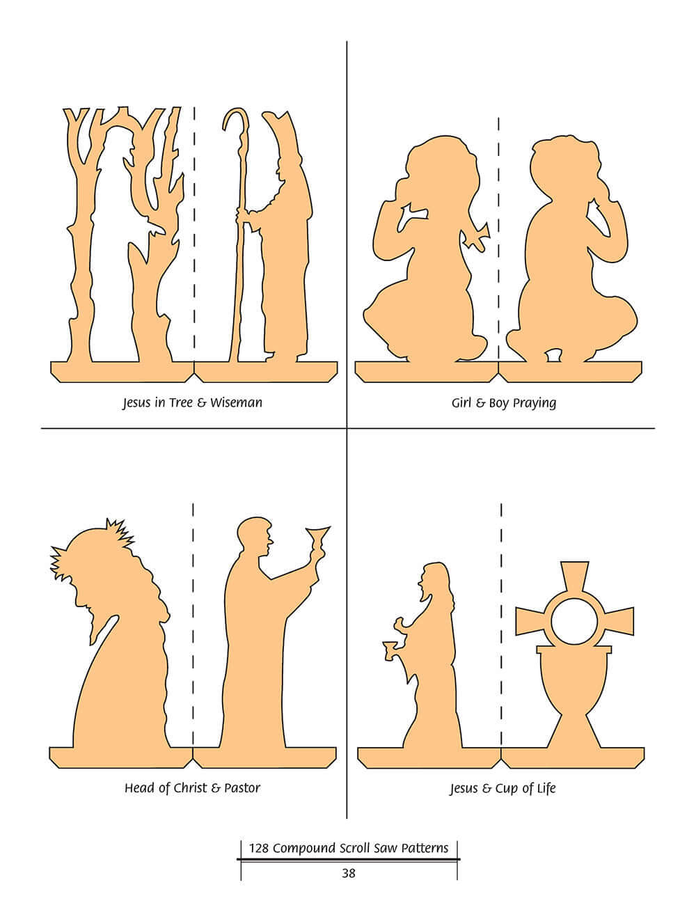 128 Compound Scroll Saw Patterns