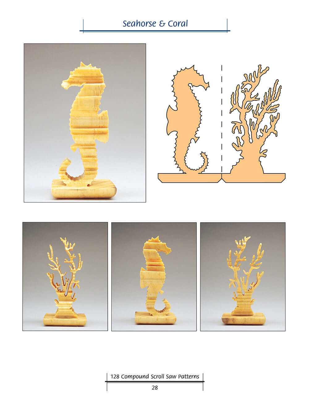 128 Compound Scroll Saw Patterns