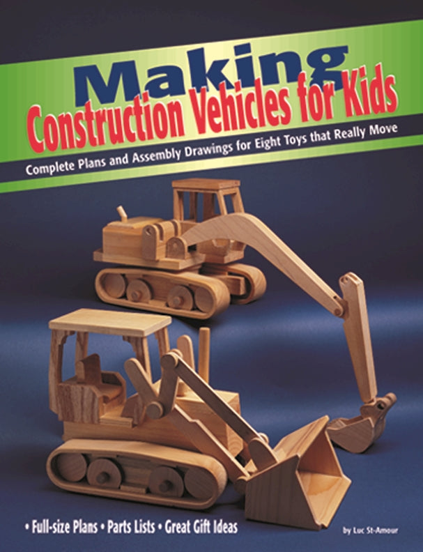 Cover of Making Construction Vehicles for Kids – Paperback / softback, ISBN 9781565231511