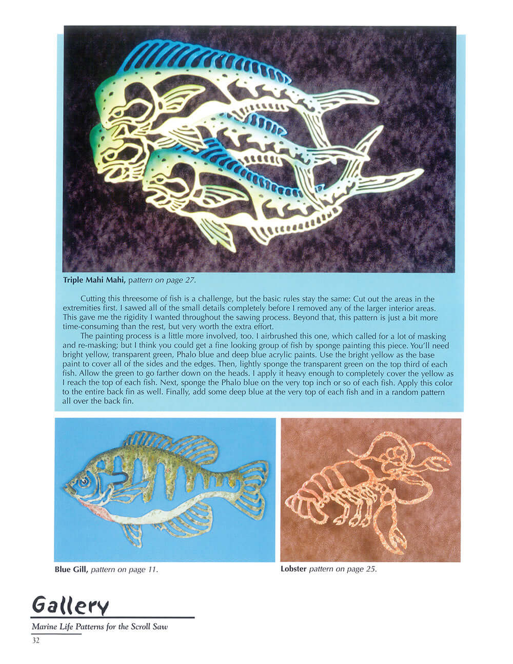 Marine Life Patterns for the Scroll Saw