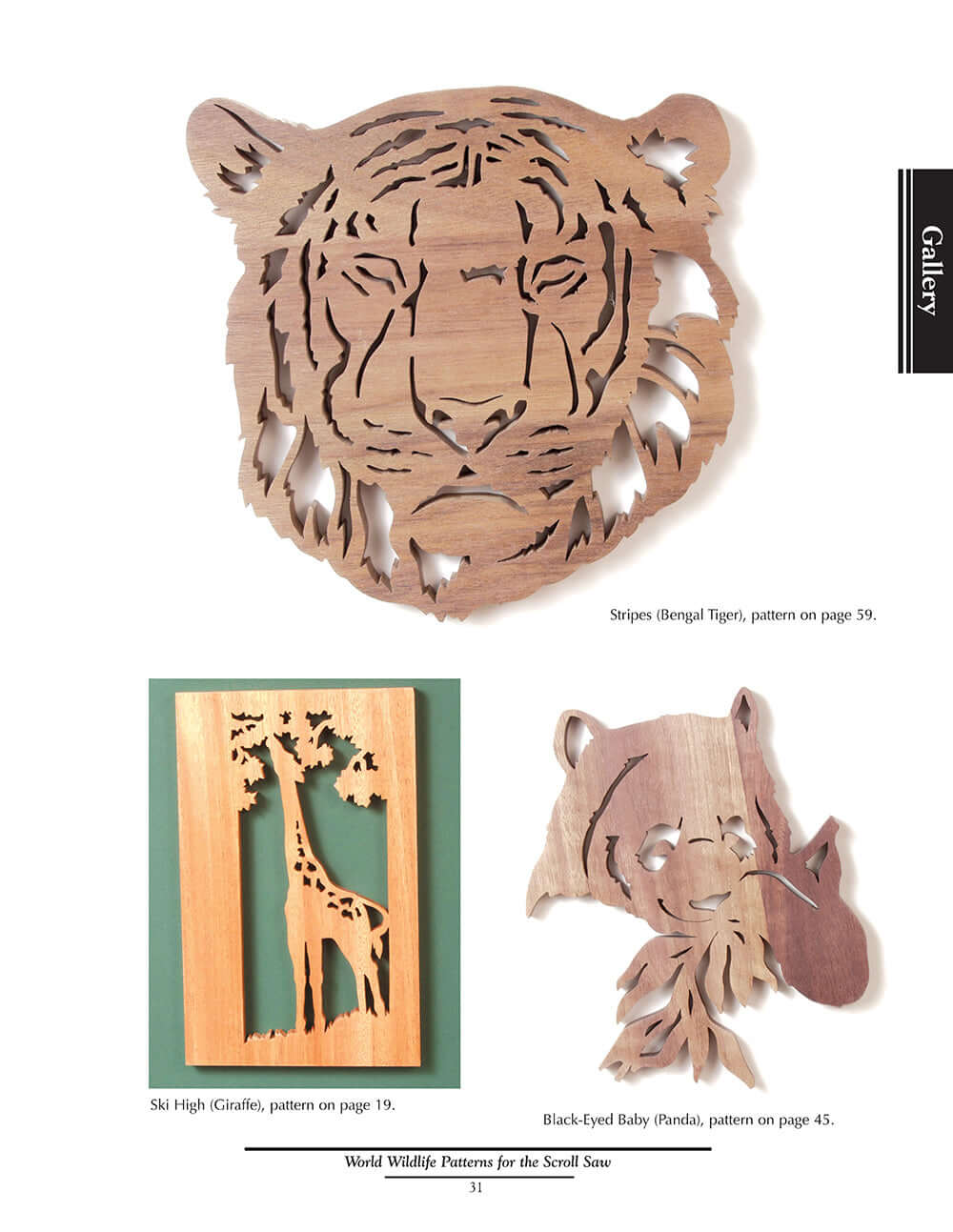 World Wildlife Patterns for the Scroll Saw