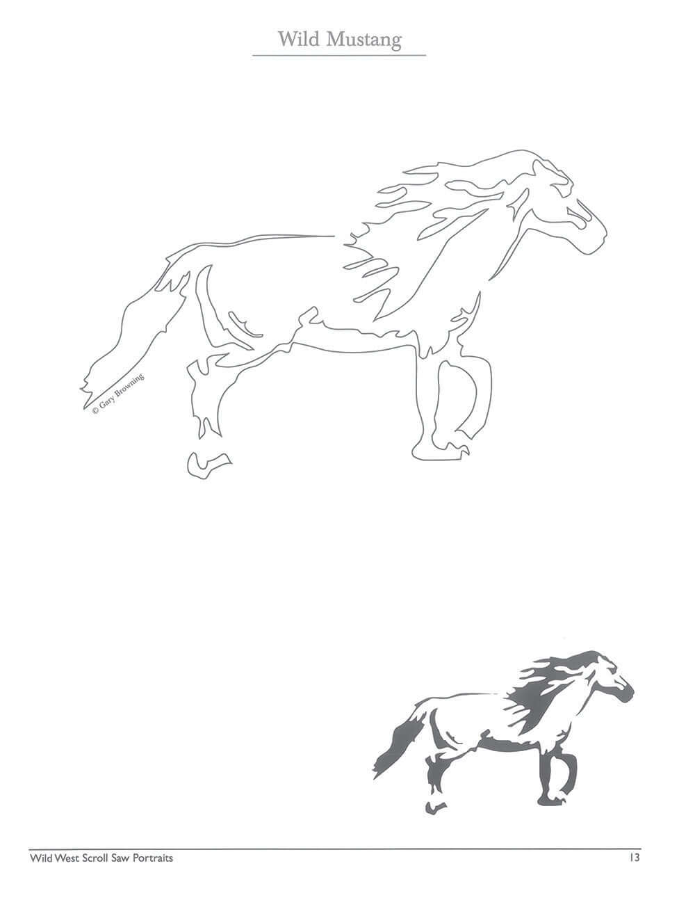 Wild West Scroll Saw Portraits