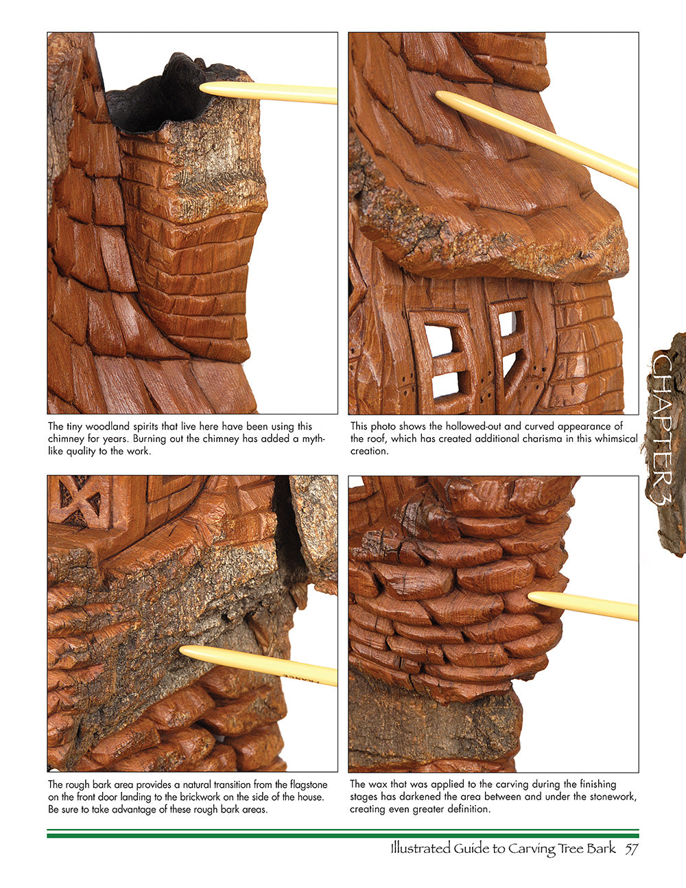 Illustrated Guide to Carving Tree Bark