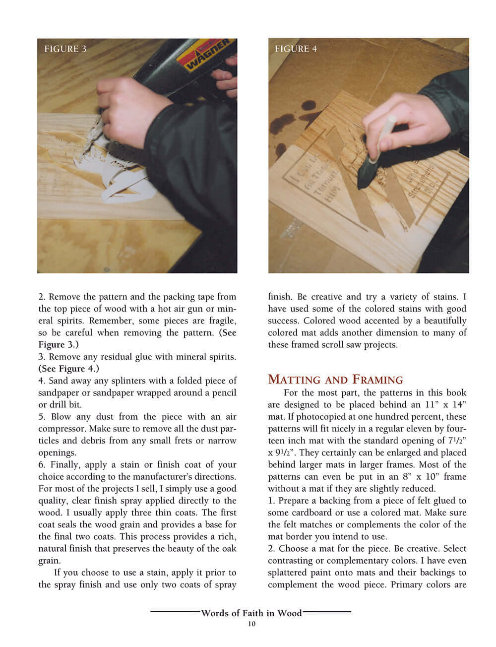 Words of Faith in Wood