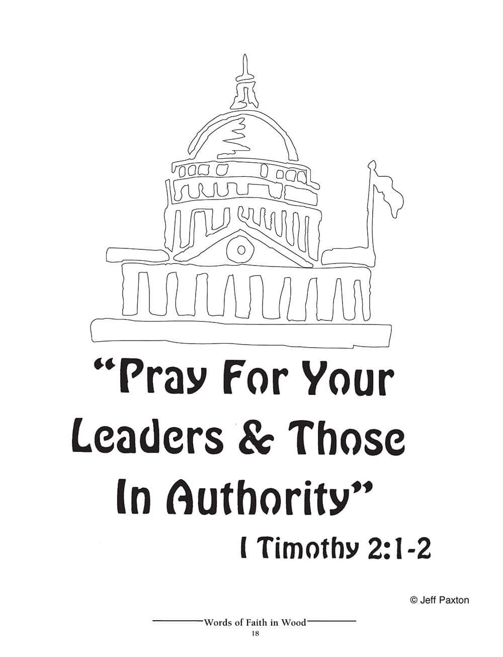 Words of Faith in Wood