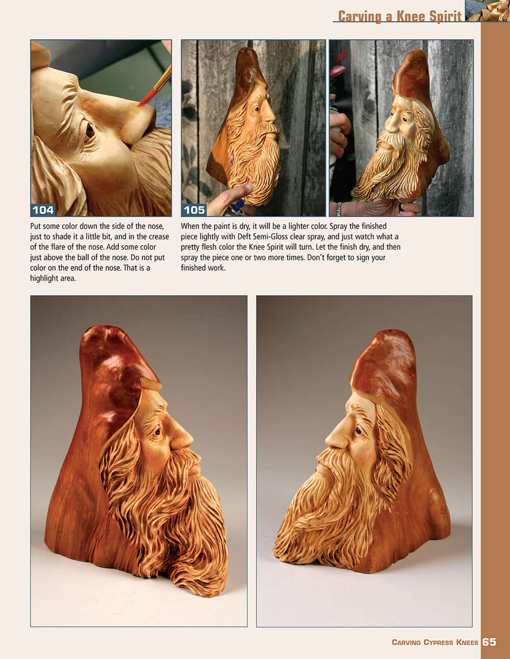 Carving Cypress Knees