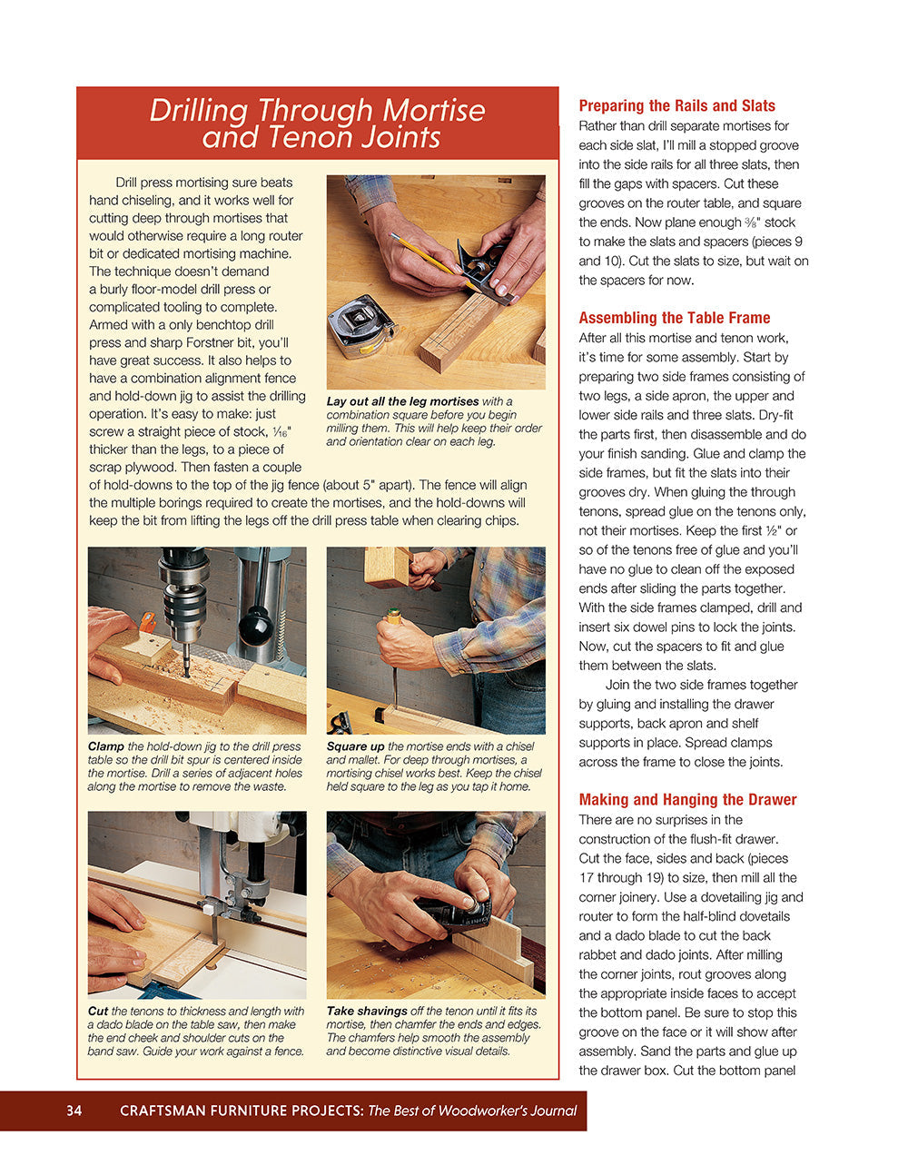 Craftsman Furniture Projects (Best of WWJ)