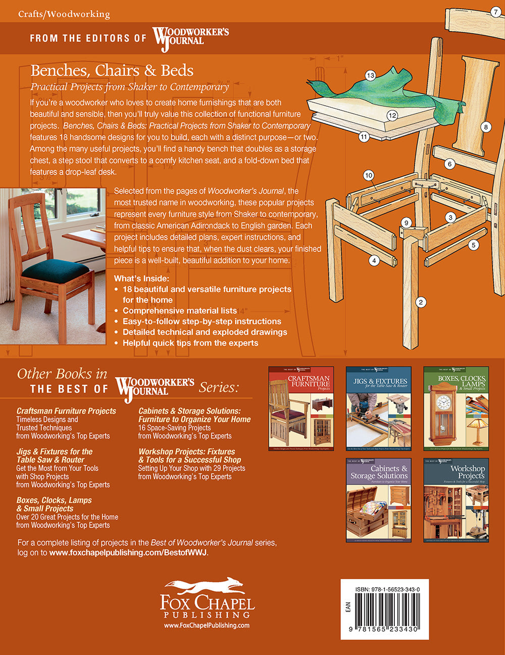 Benches, Chairs and Beds