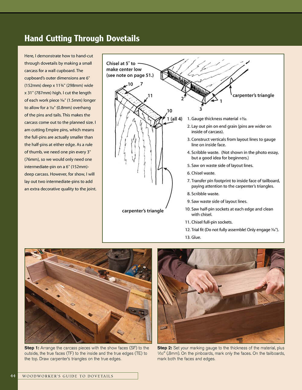 Woodworkers Guide to Dovetails