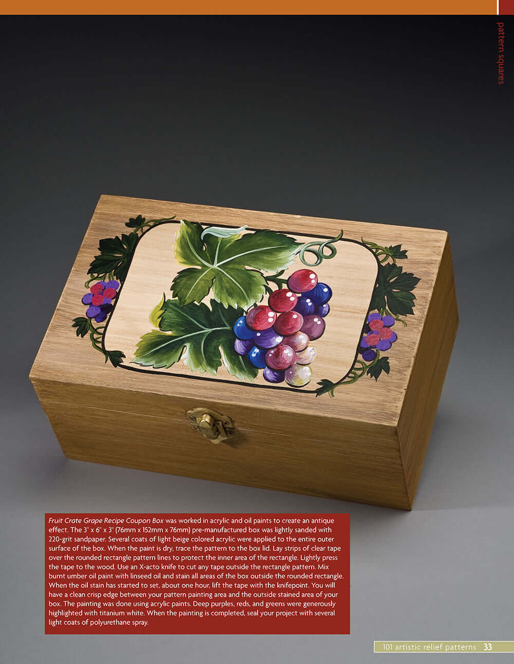 101 Artistic Relief Patterns for Woodcarvers, Woodburners & Crafters