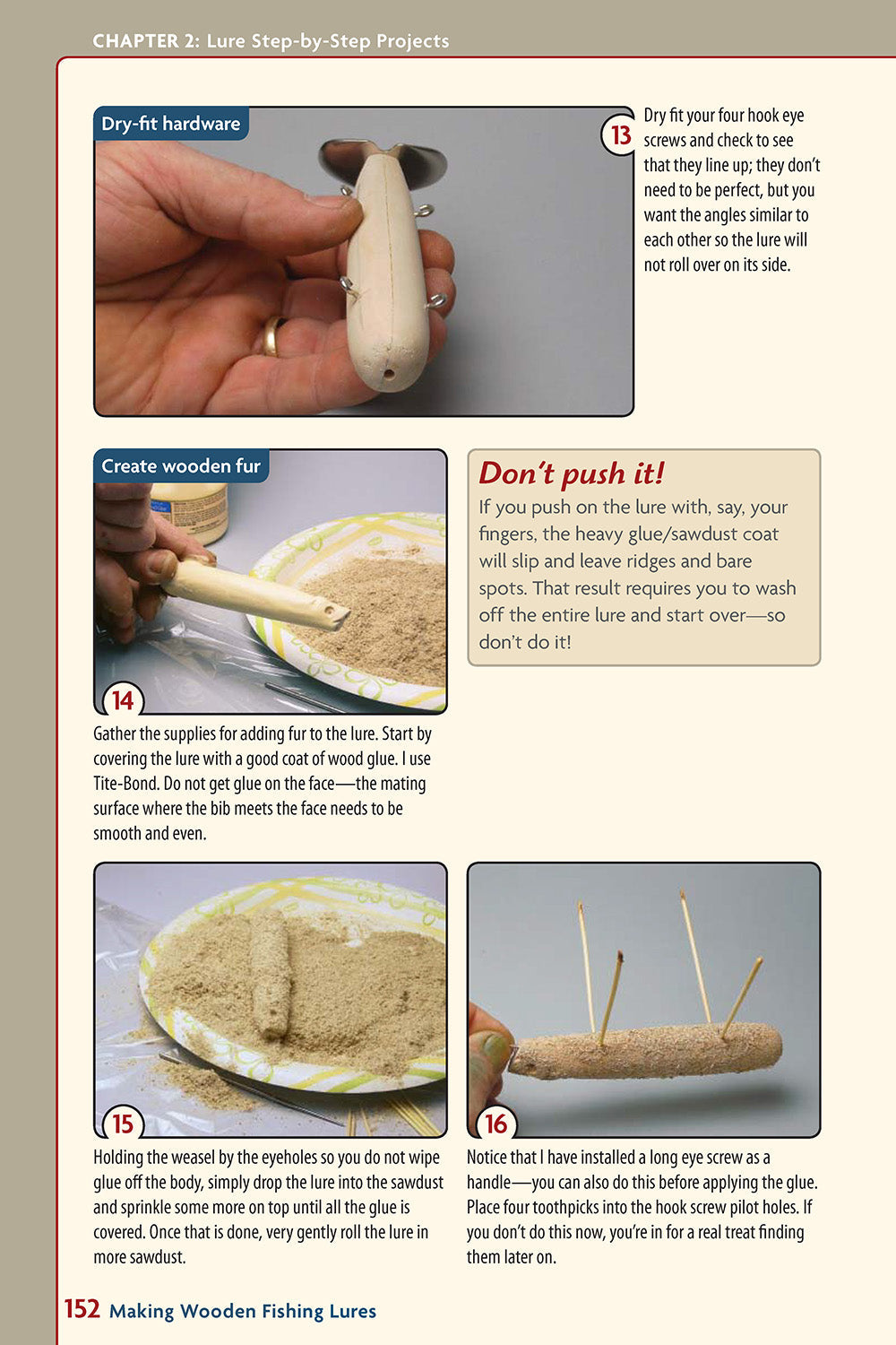 Making Wooden Fishing Lures