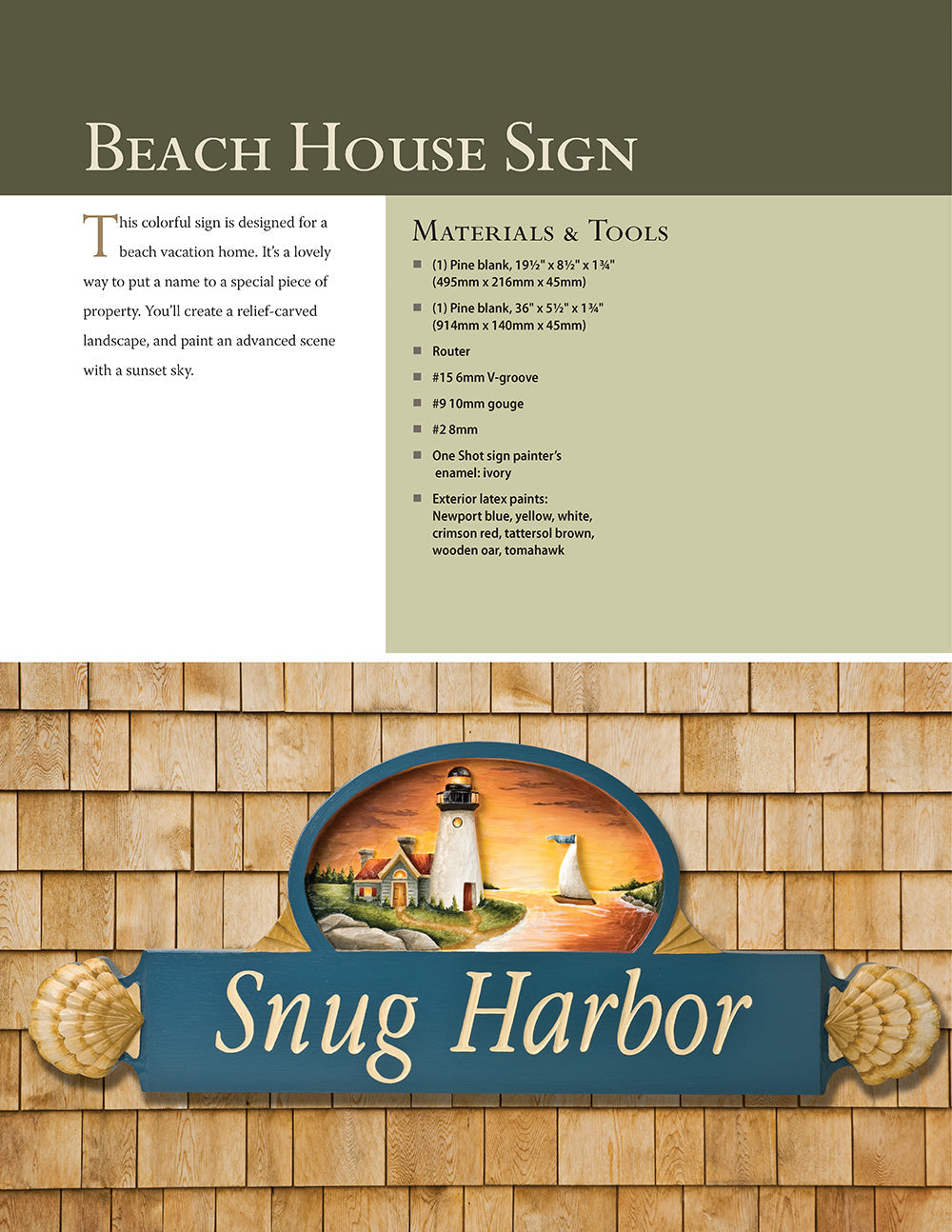 Lettering & Sign Carving Workbook