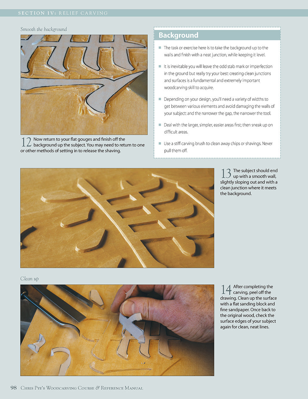 Chris Pyes Woodcarving Course & Reference Manual