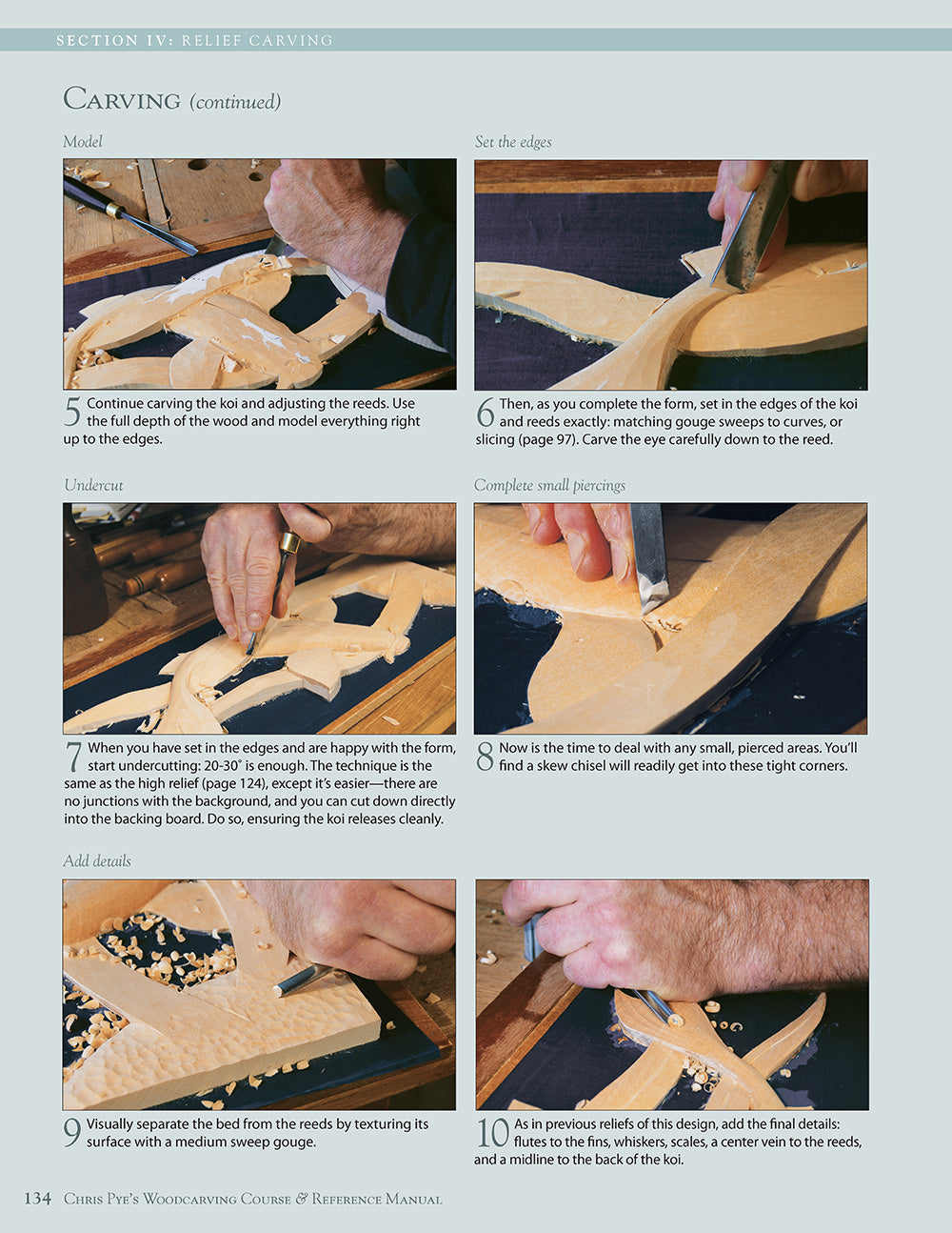 Chris Pyes Woodcarving Course & Reference Manual