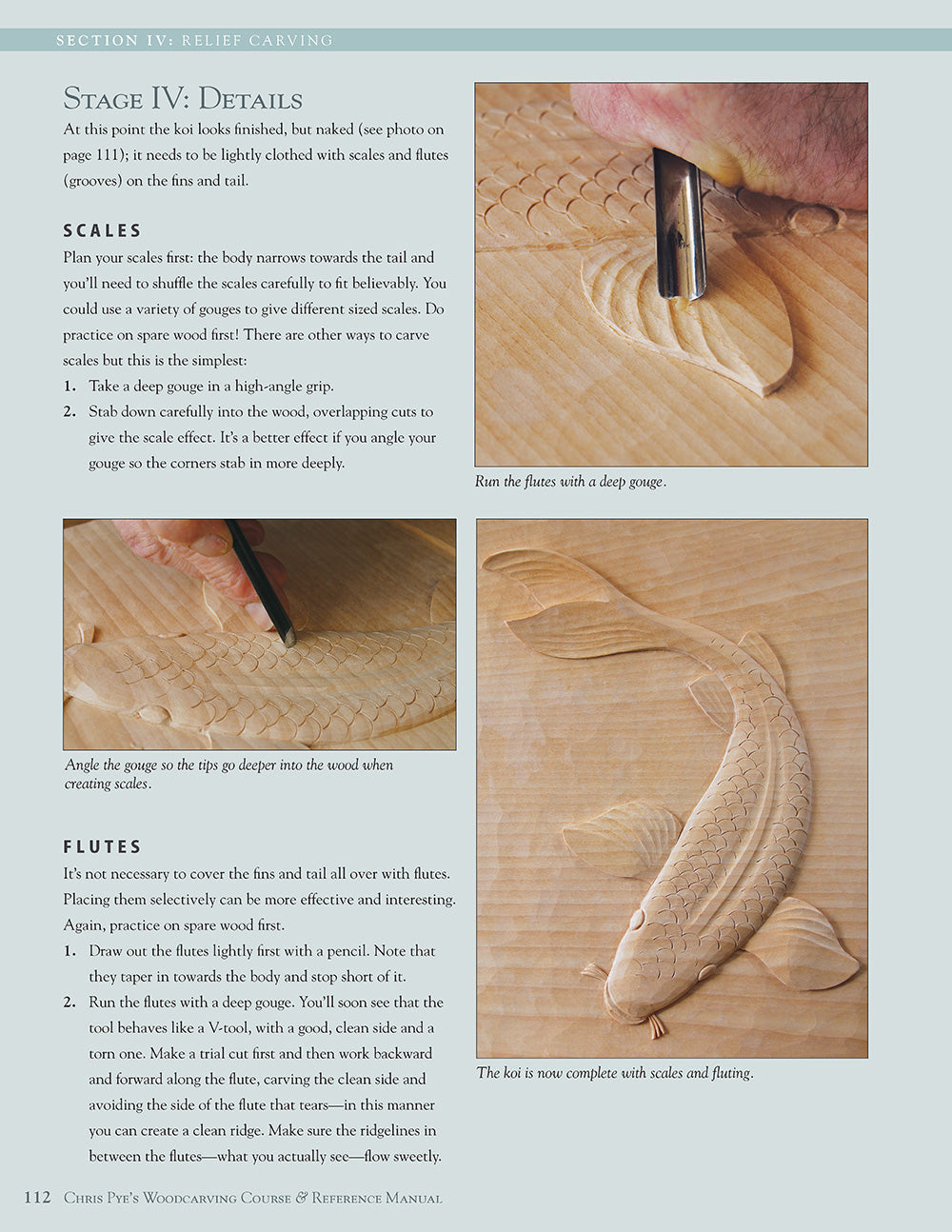 Chris Pyes Woodcarving Course & Reference Manual