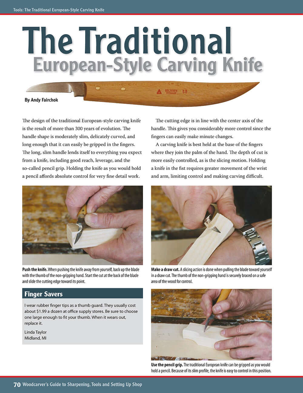 Woodcarvers Guide to Sharpening, Tools and Setting Up Shop (Best of WCI)