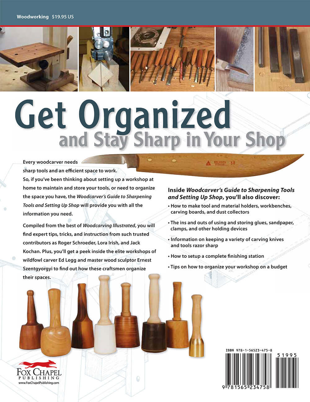 Woodcarvers Guide to Sharpening, Tools and Setting Up Shop (Best of WCI)