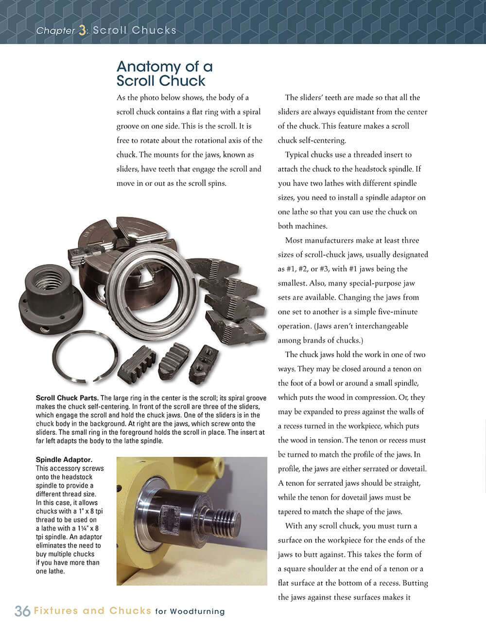 Fixtures and Chucks for Woodturning