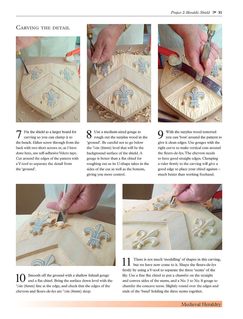 Twenty Decorative Carving Projects in Period Styles