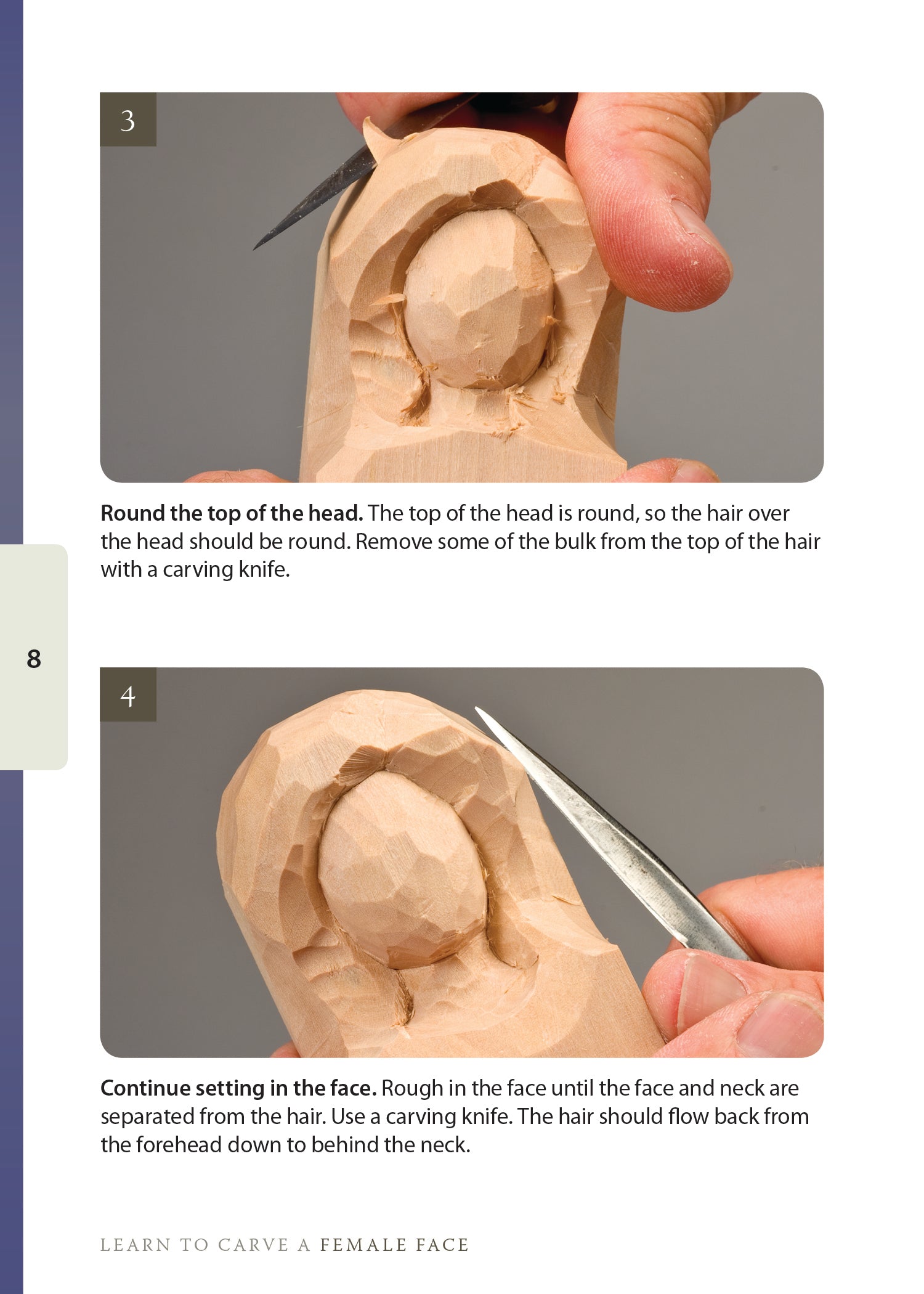 Learn to Carve a Female Face (Booklet)
