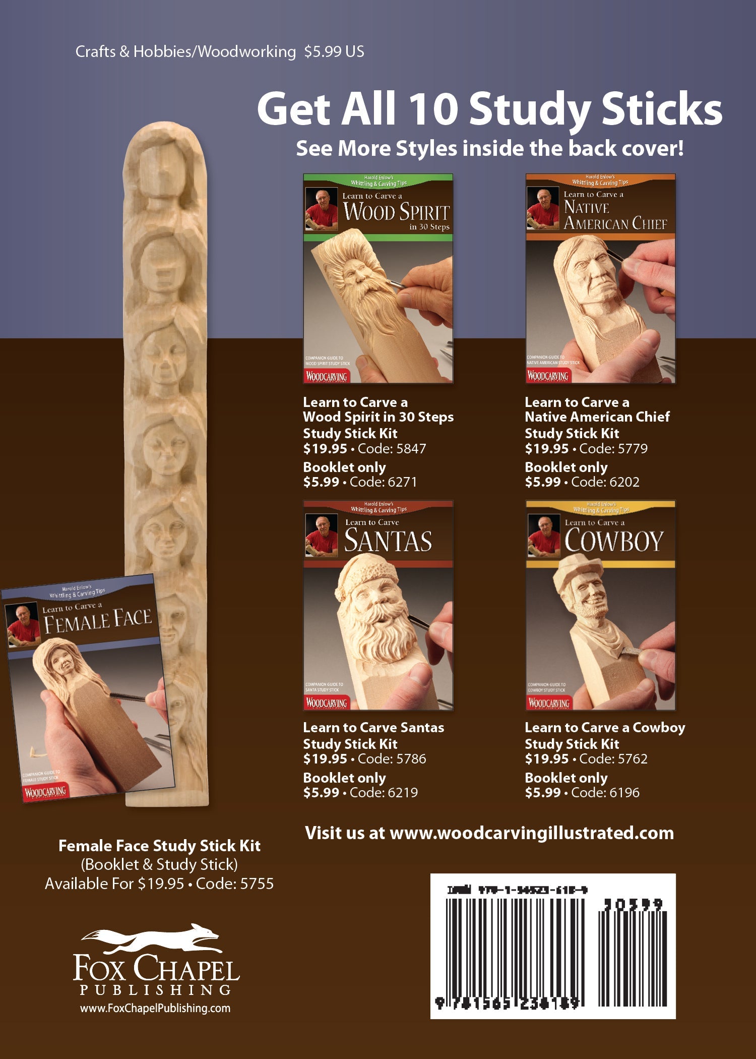 Learn to Carve a Female Face (Booklet)