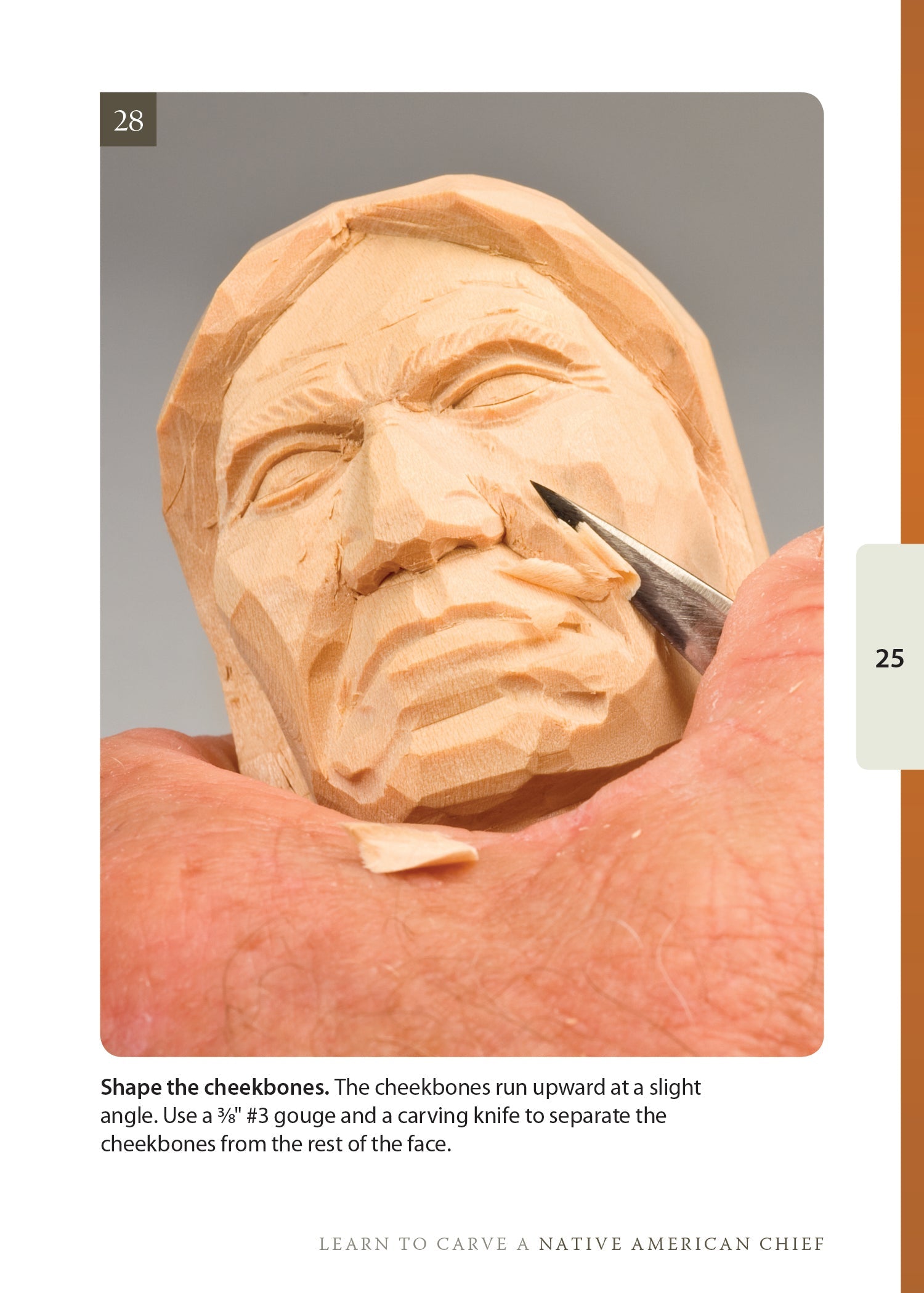 Learn to Carve a Native American Chief (Booklet)