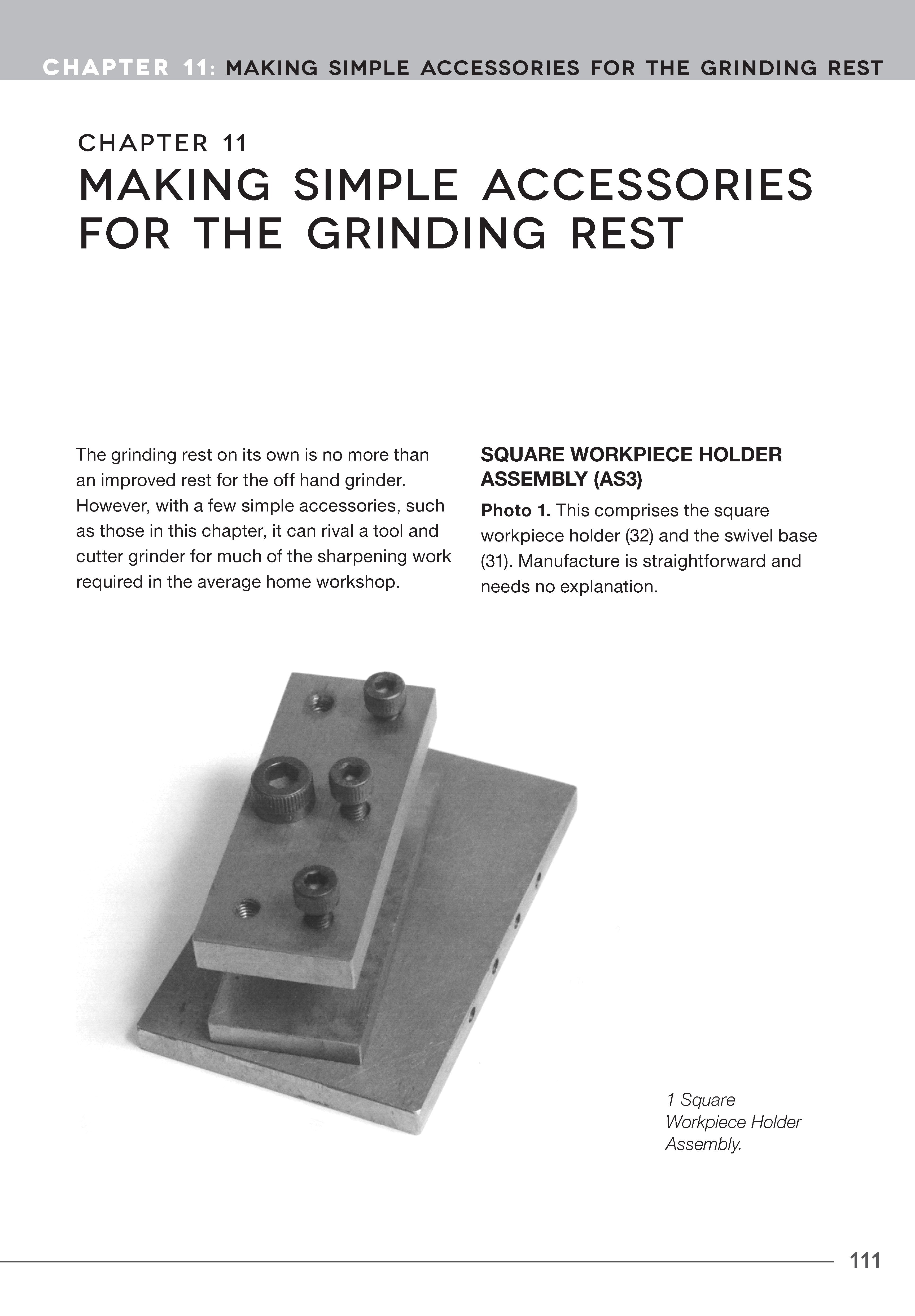 Tool & Cutter Sharpening for Home Machinists