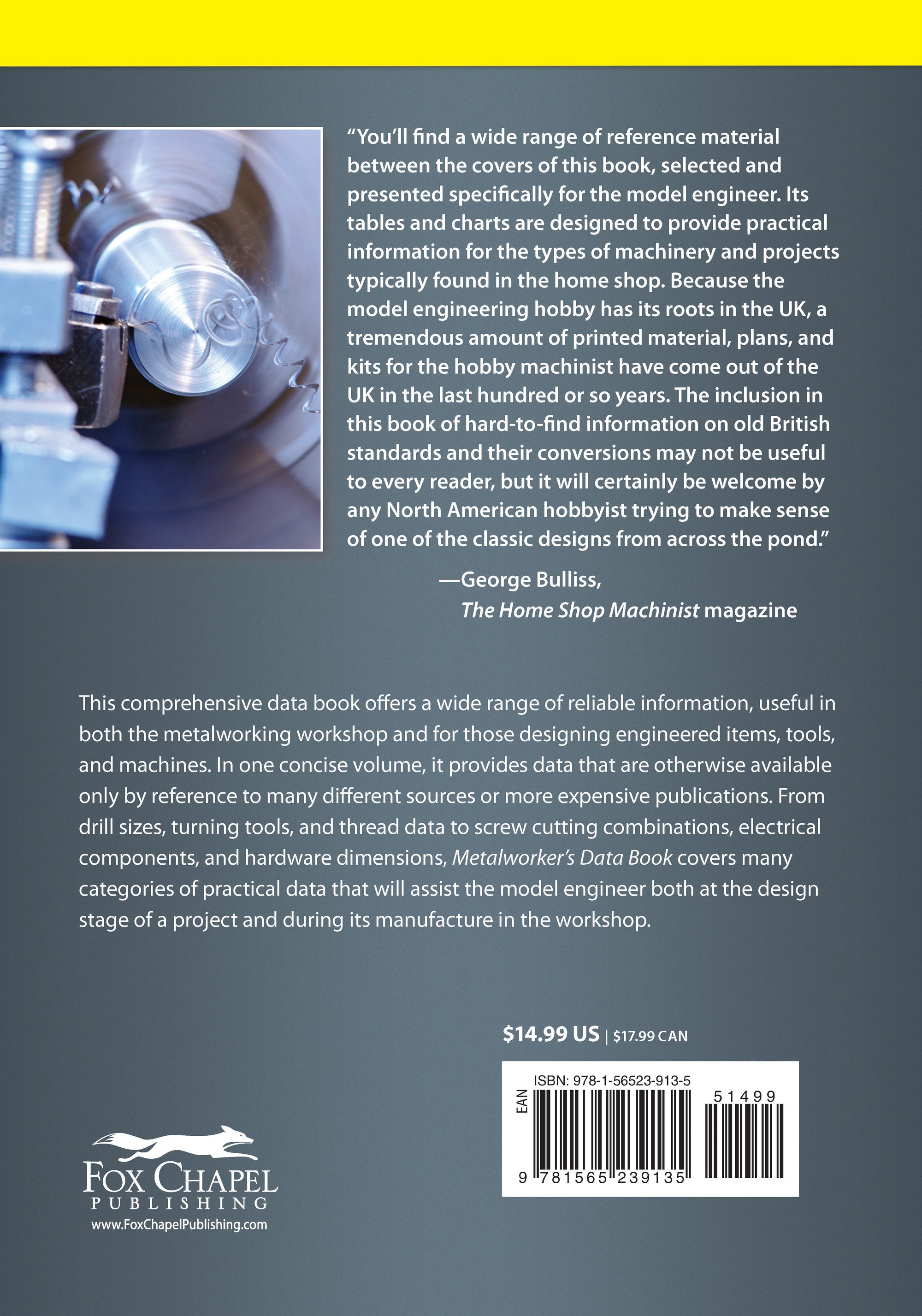 Metalworkers Data Book for Home Machinists