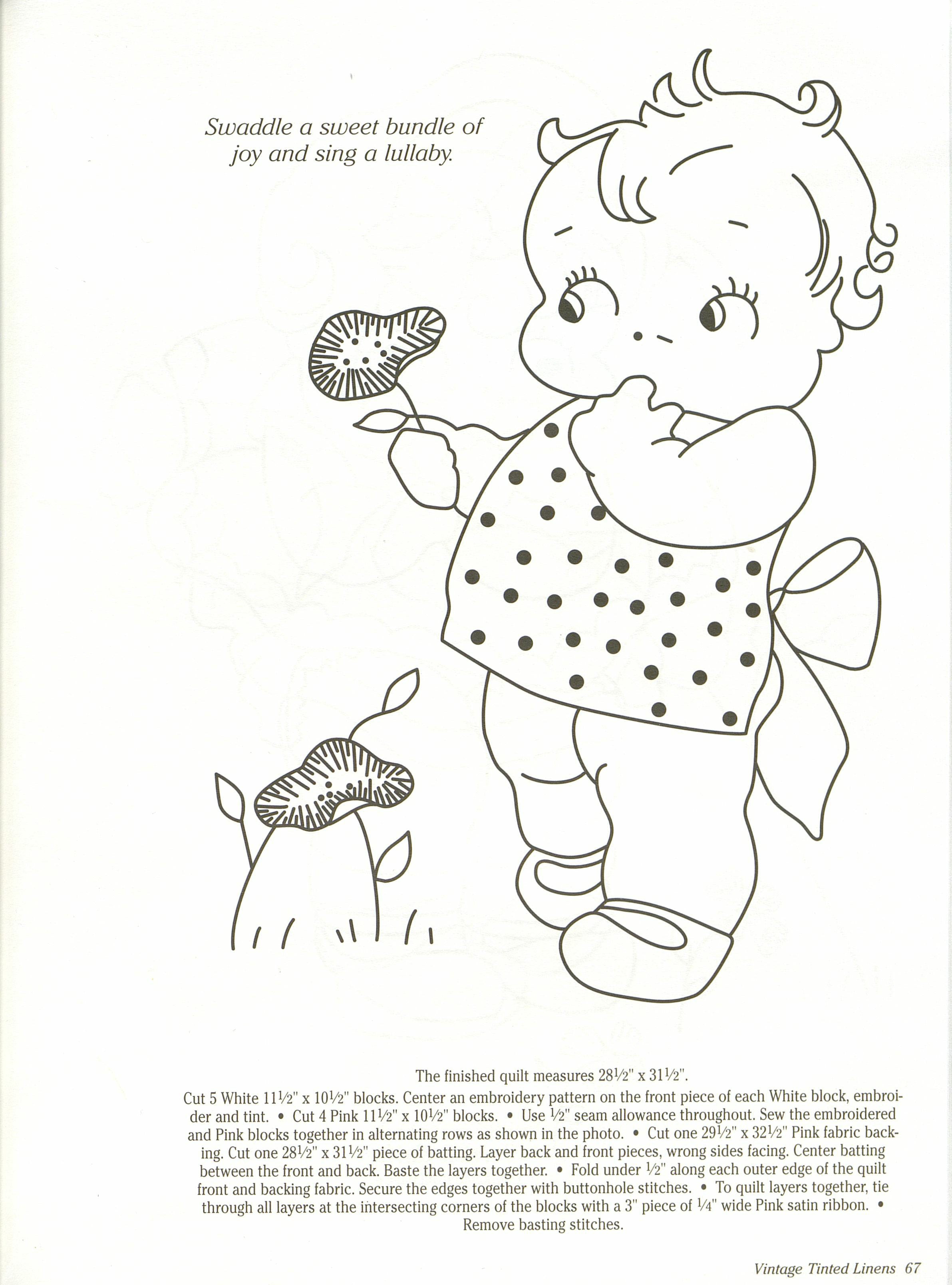 Vintage Tinted Linens & Quilts