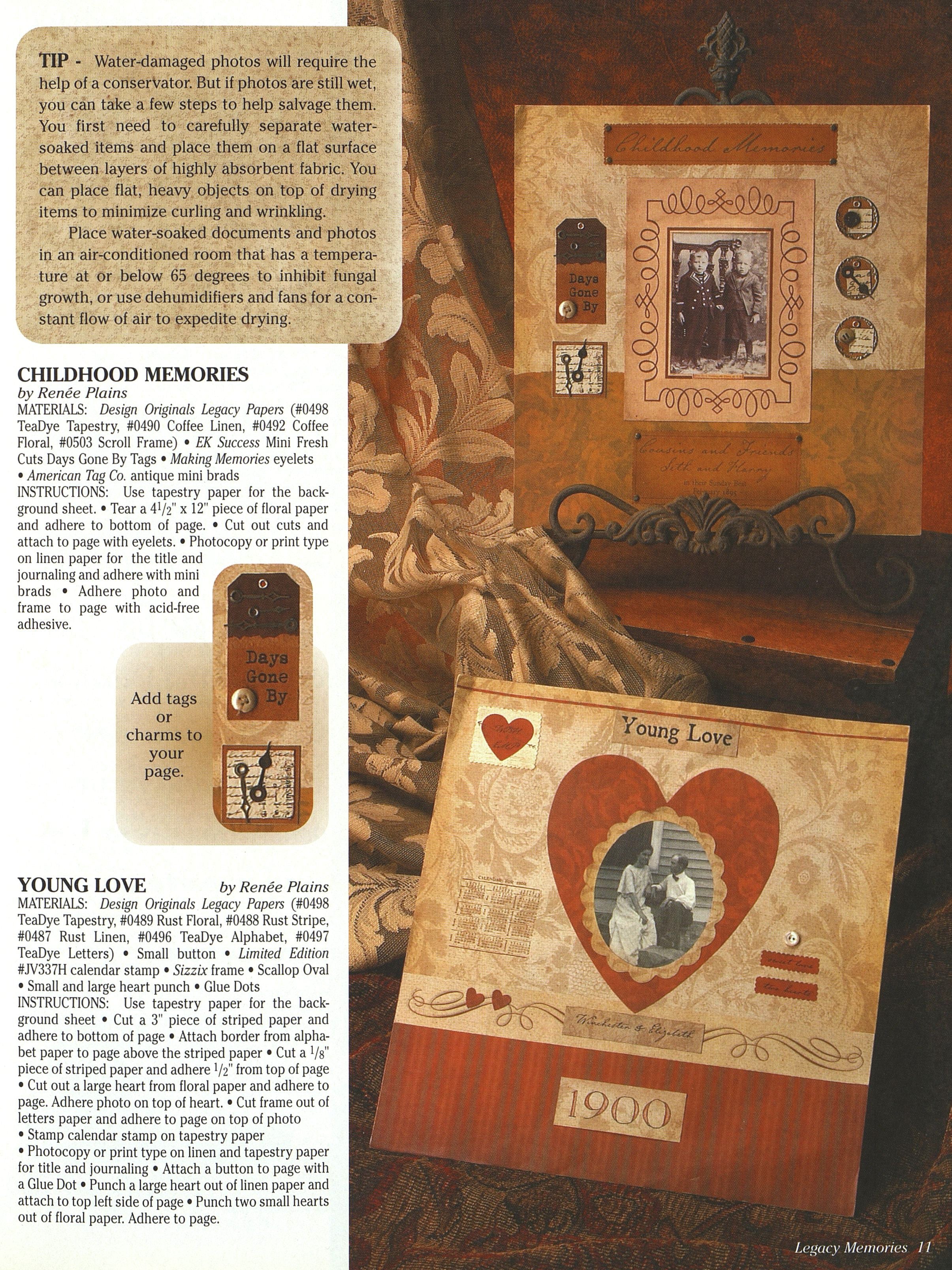 Legacy: Memories, Memorabilia, Journals