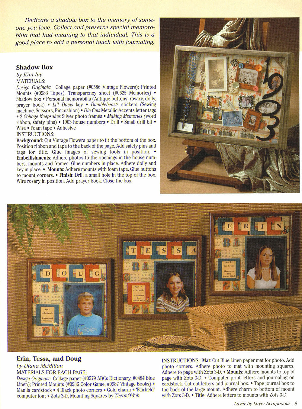 Layer by Layer Scrapbooks