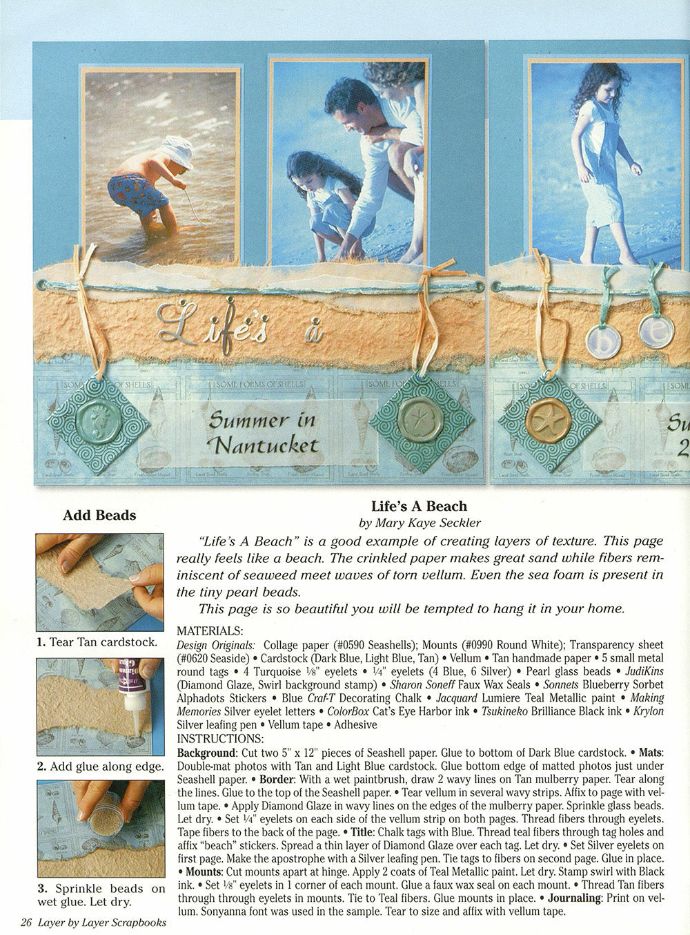 Layer by Layer Scrapbooks