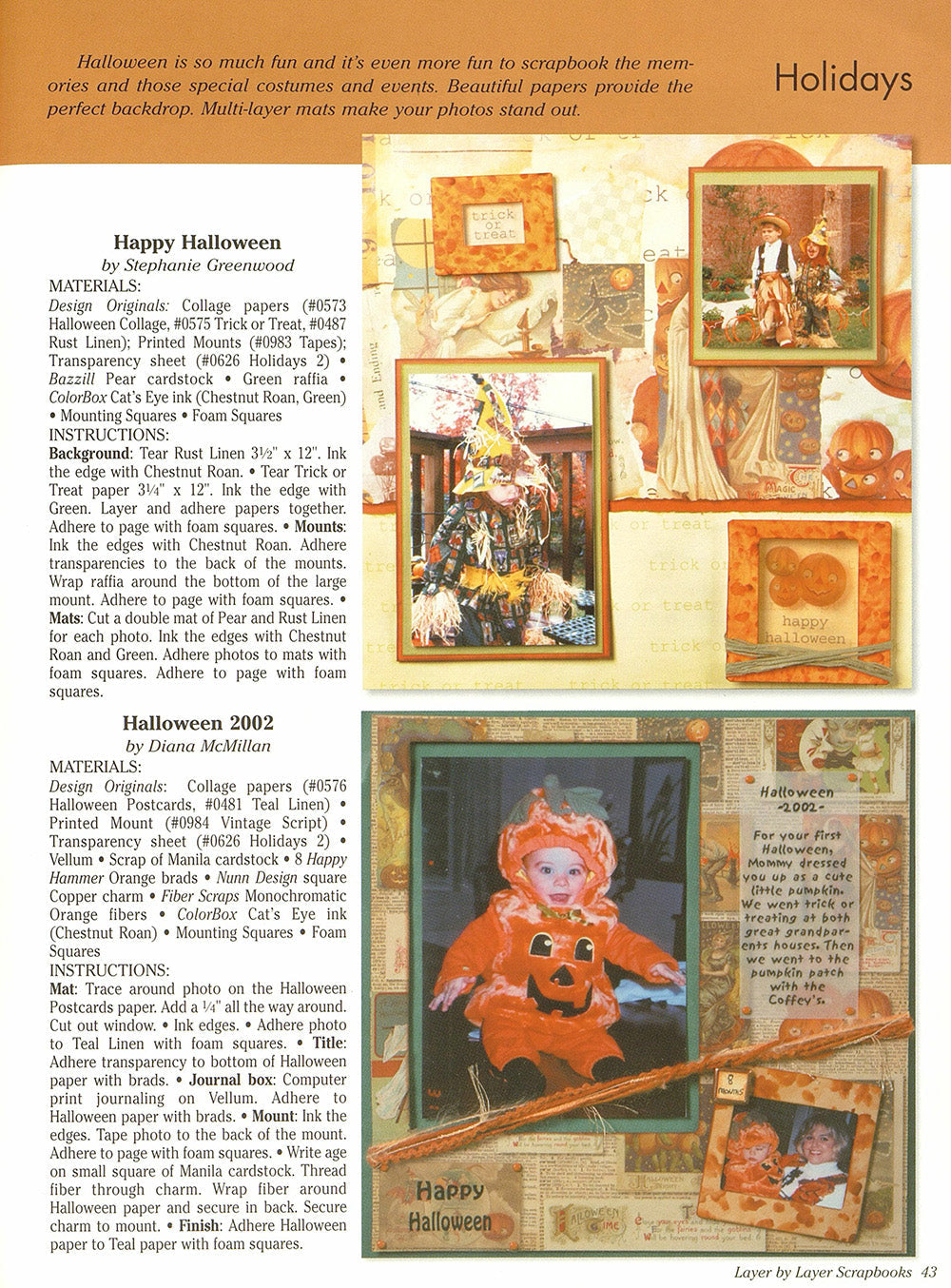 Layer by Layer Scrapbooks