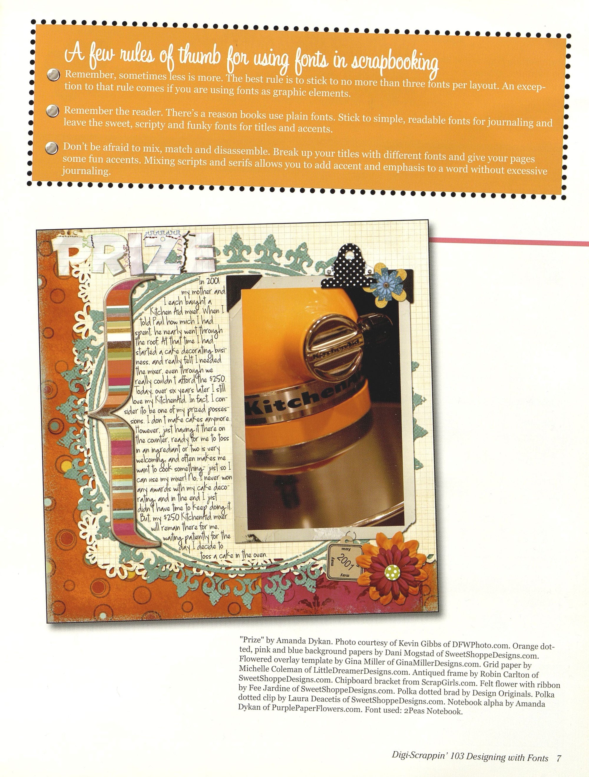 Digi-Scrappin 103: Designing with Fonts CD