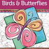 Zenspirations Coloring Book Birds & Butterflies