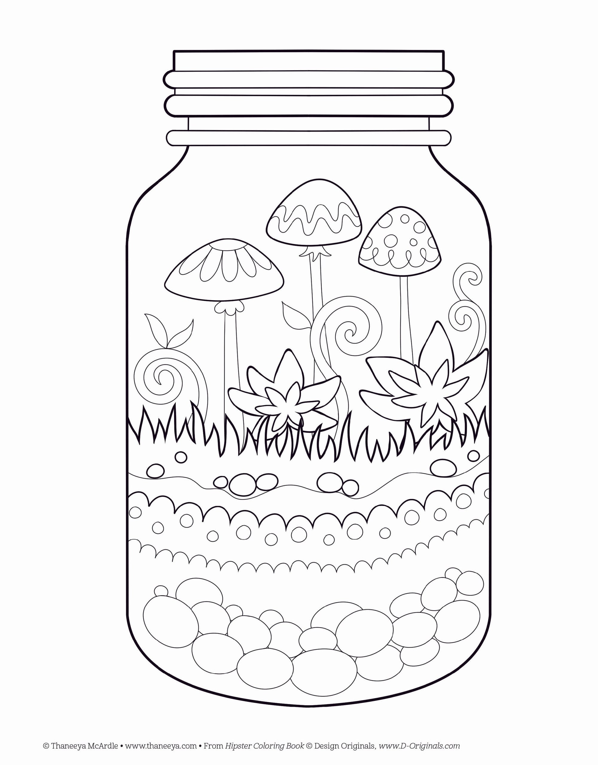 Hipster Coloring Book