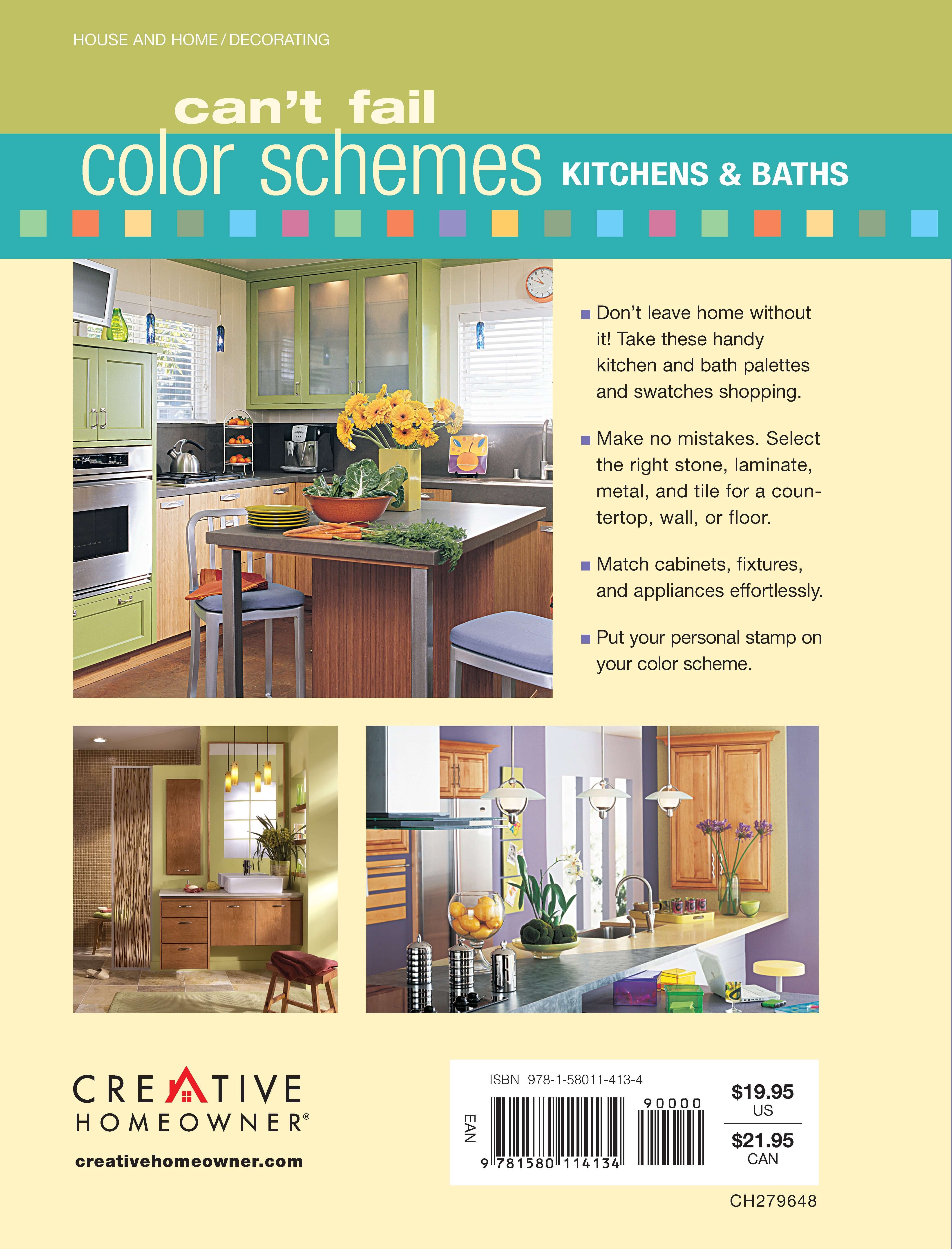 Can't Fail Color Schemes--Kitchen & Bath