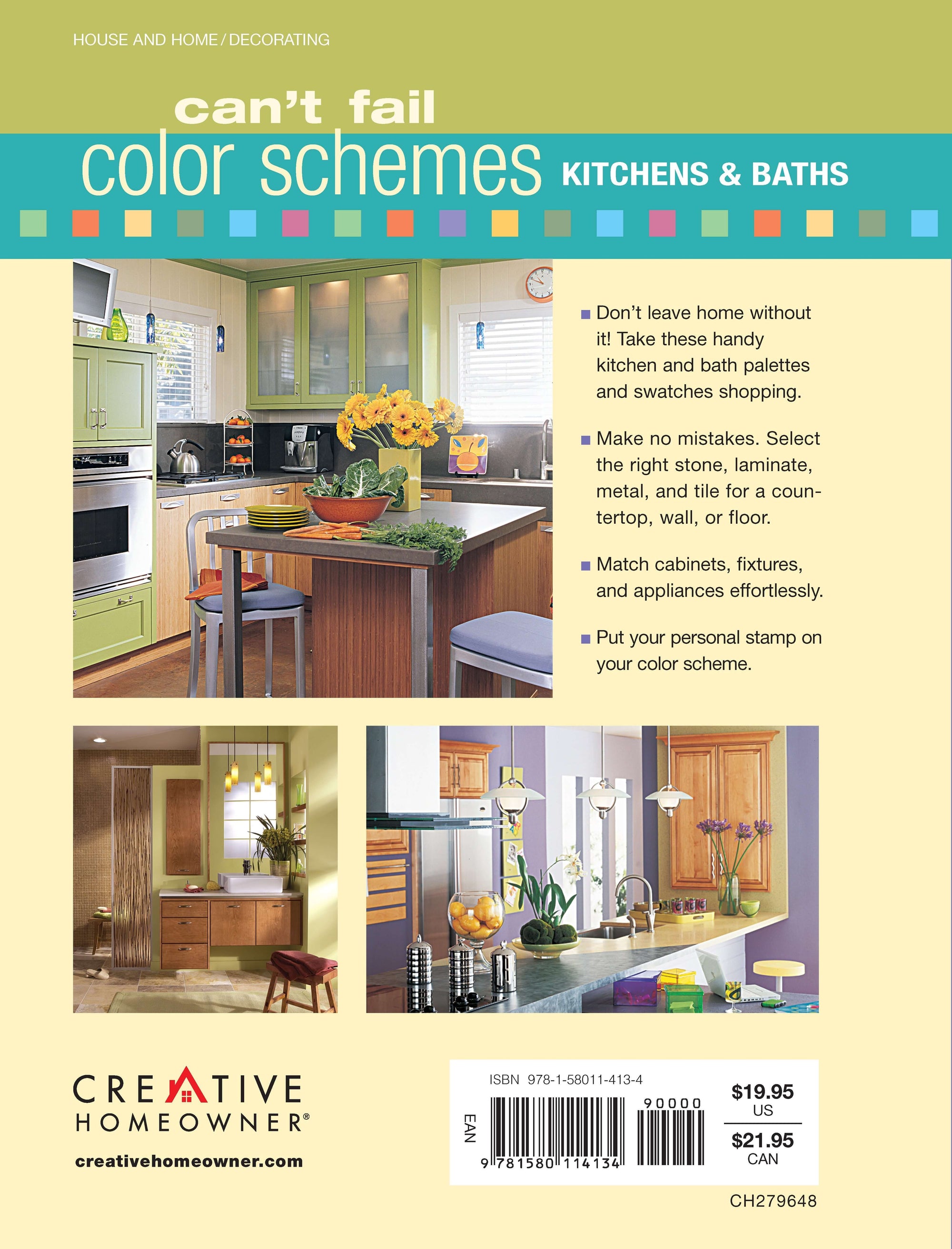 Cant Fail Color Schemes--Kitchen & Bath