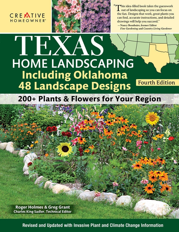 Cover of Texas Home Landscaping, including Oklahoma, 4th Edition – Paperback / softback, ISBN 9781580115896