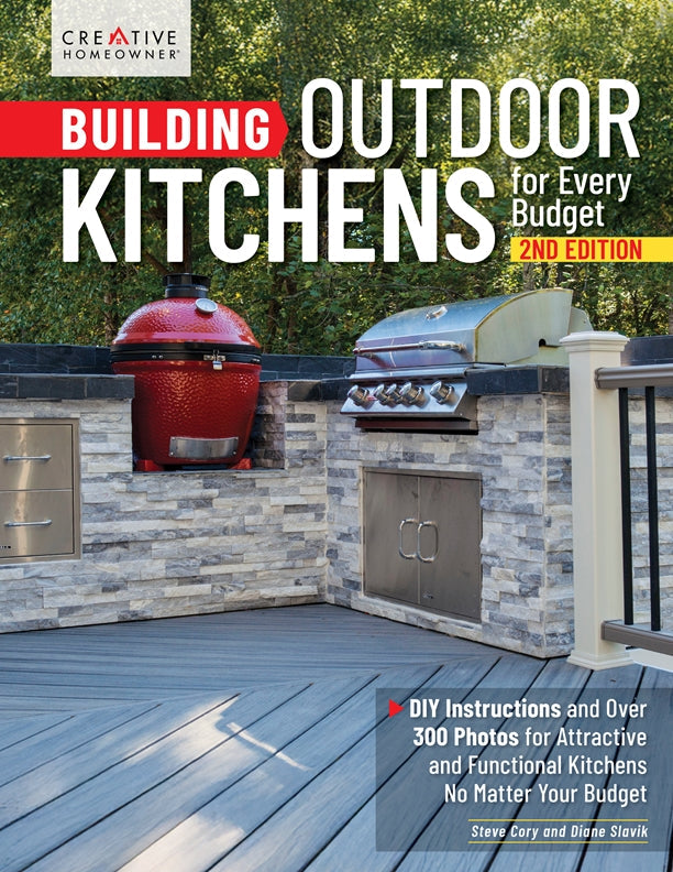 Cover of Building Outdoor Kitchens for Every Budget, 2nd Edition – Paperback / softback, ISBN 9781580116183