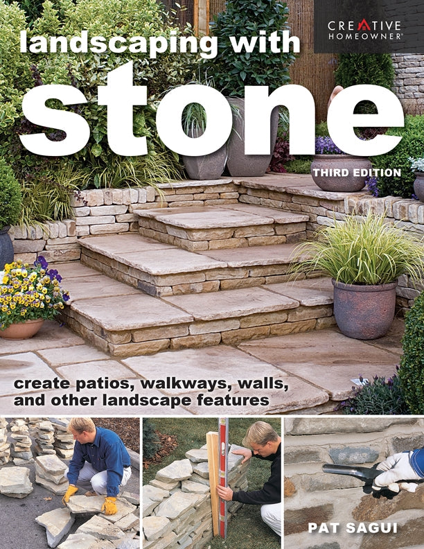 Cover of Landscaping with Stone, Third Edition – Paperback / softback, ISBN 9781580118729