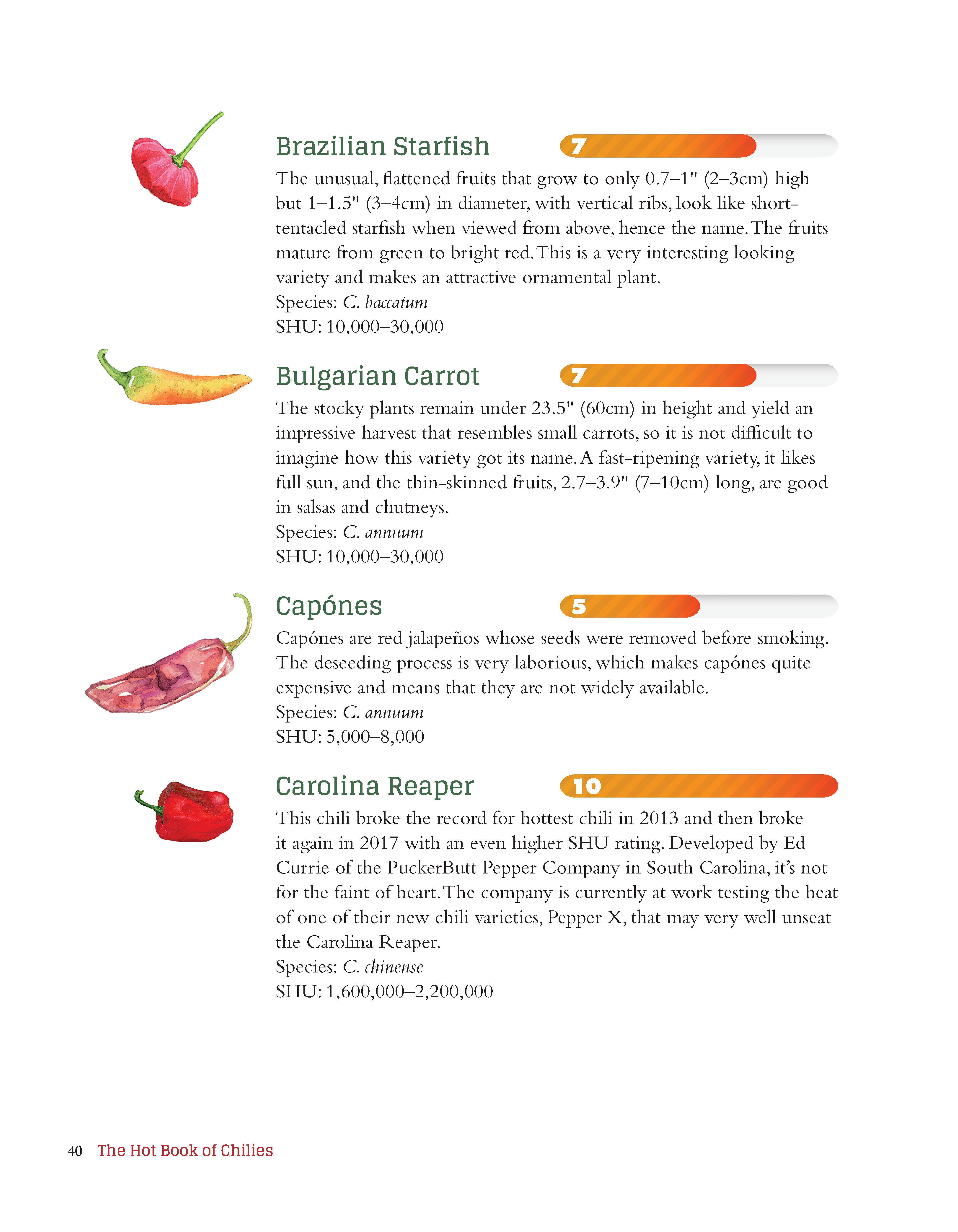 The Hot Book of Chilies, 3rd Edition