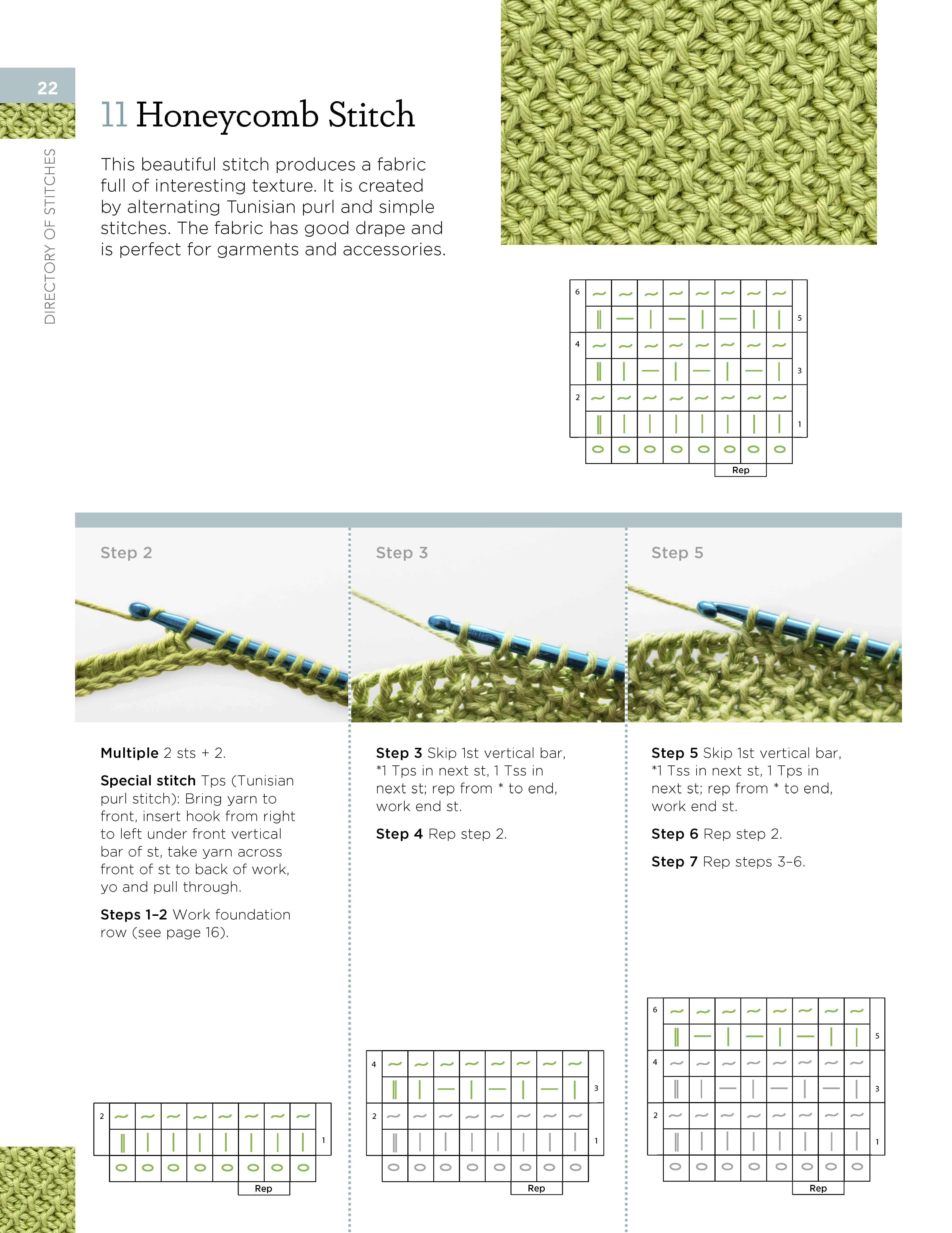 Tunisian Crochet Stitch Dictionary