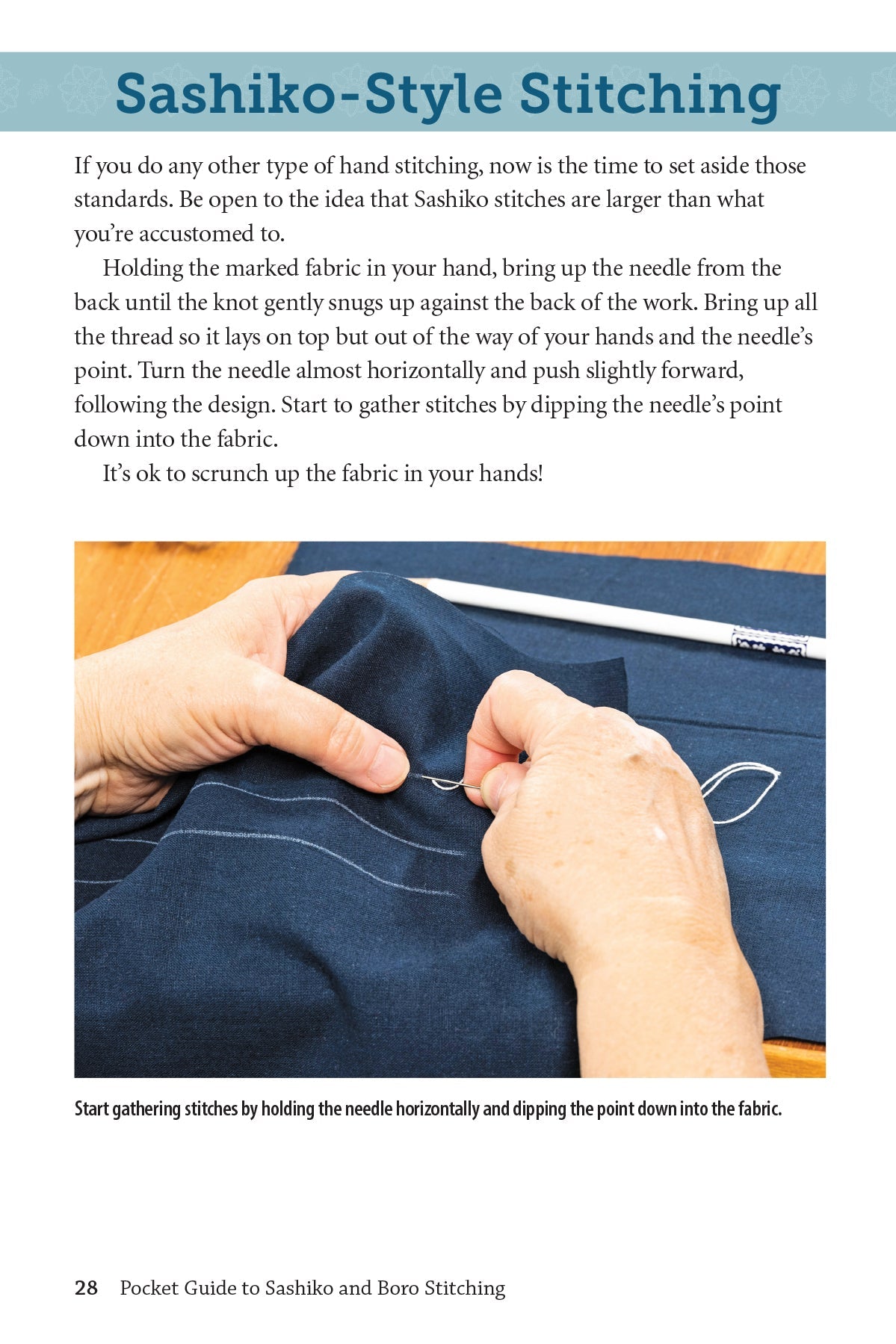 Pocket Guide to Sashiko and Boro Stitching