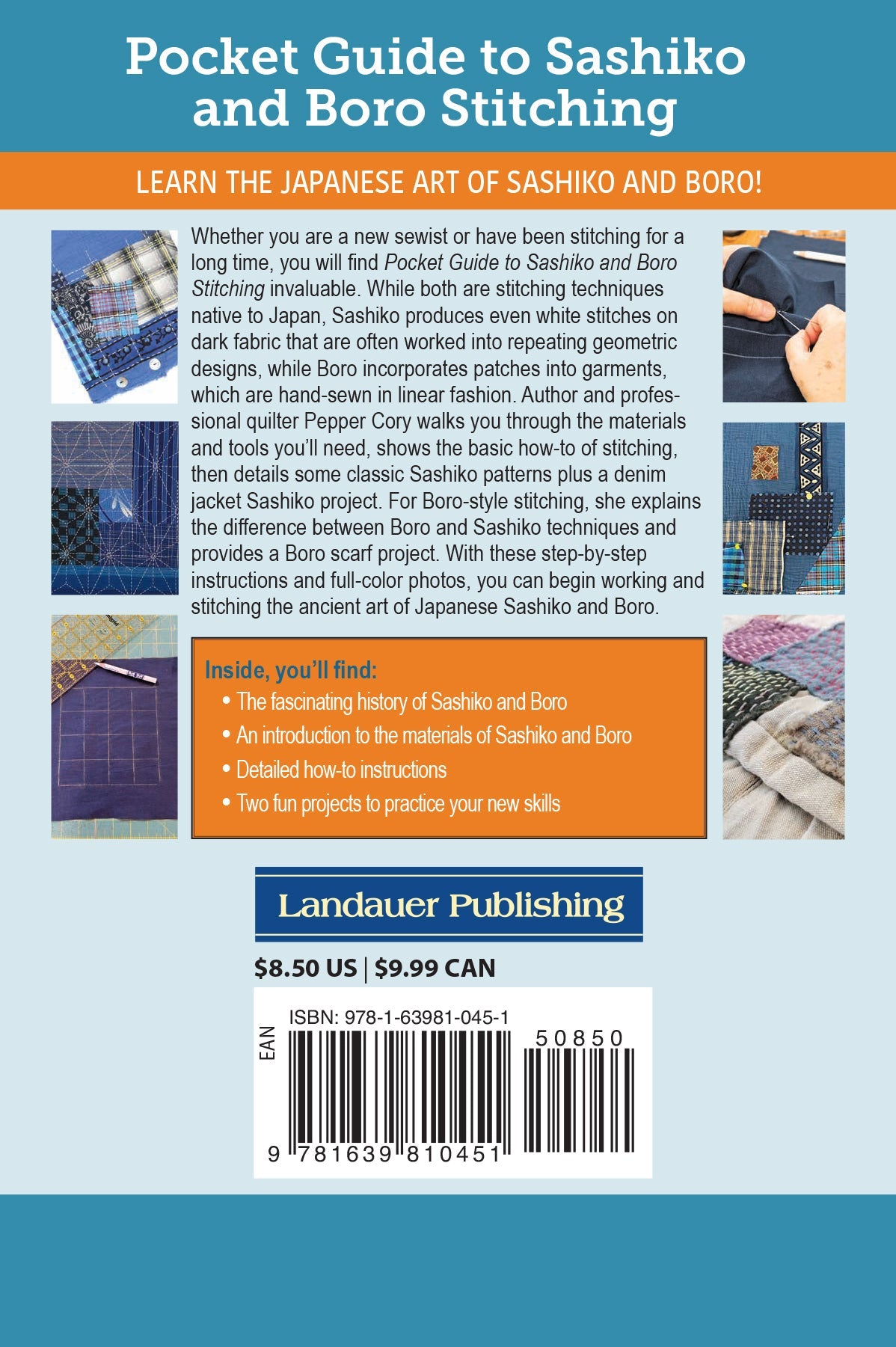 Pocket Guide to Sashiko and Boro Stitching