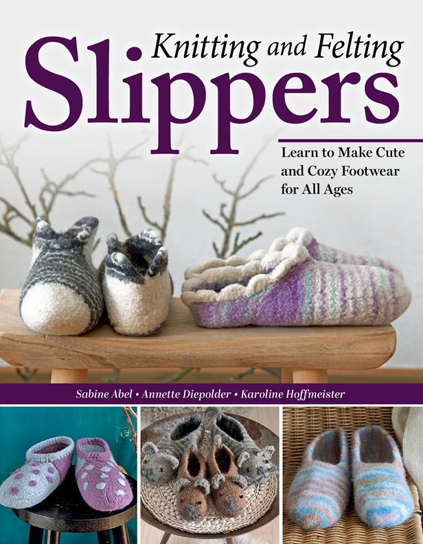 Cover of Knitting and Felting Slippers – Paperback / softback, ISBN 9781639811021