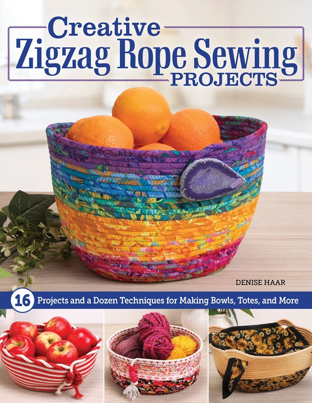 Cover of Creative Zigzag Rope Sewing Projects – Paperback / softback, ISBN 9781639811052