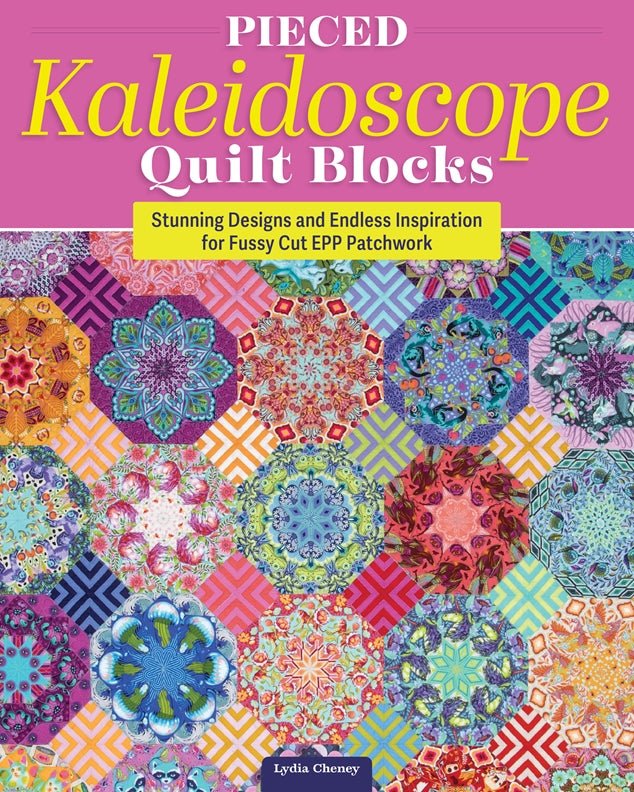 Cover of Pieced Kaleidoscope Quilt Blocks – Paperback / softback, ISBN 9781639811243