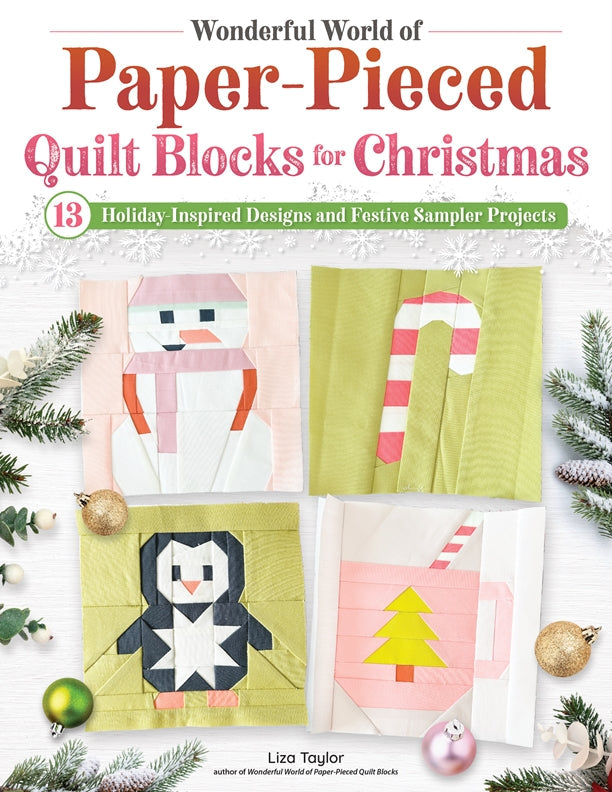 Cover of Wonderful World of Paper-Pieced Quilt Blocks for Christmas – Paperback / softback, ISBN 9781639811595
