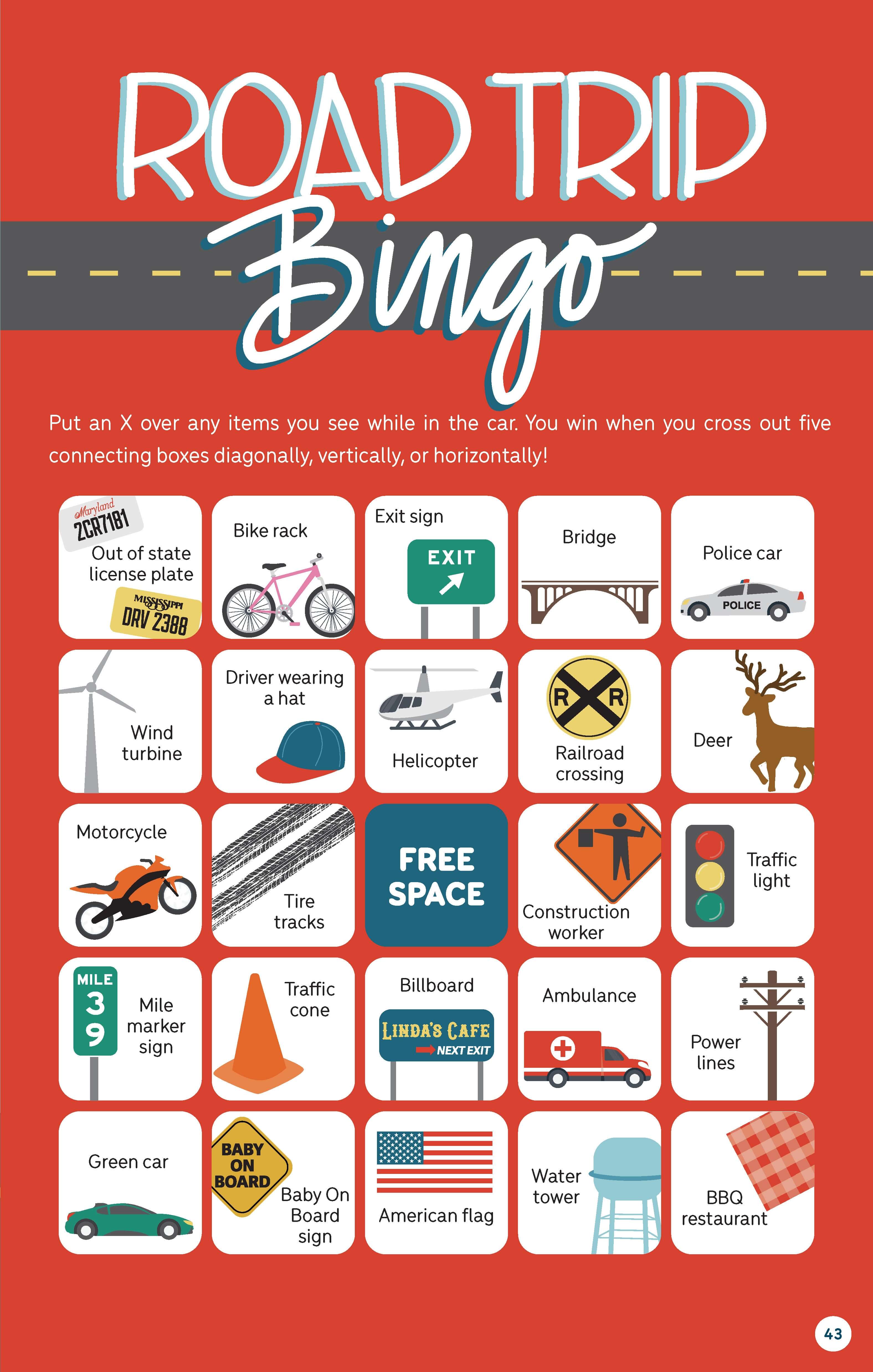 Road Trip Activities and Travel Journal for Kids